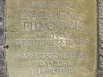 Stolperstein für Karl Heinz Blumenthal © OTFW