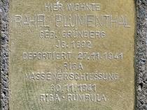 Stolperstein für Rahel Blumenthal © OTFW