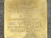 Stolperstein für Erhard Cohn  © OTFW