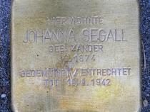 Stolperstein für Johanna Segall  © OTFW