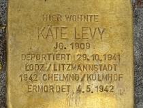Stolperstein für Käte Levy  © OTFW