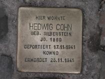 Stolperstein Hedwig Cohn © Michael Rohrmann