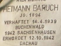 Stolperstein für Heimann Baruch