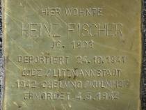 Stolperstein für Heinz Fischer
