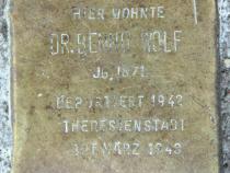 Stolperstein für Benno Wolf.