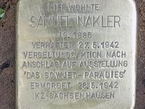 Stolperstein für Samuel Nakler © OTFW