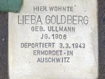 Stolperstein Lieba Goldberg, Foto:OTFW