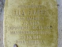 Stolperstein für Ella Gumpel © OTFW