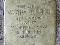Stolperstein für Martha Gutkind © OTFW