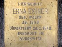 Stolperstein für Erna Exiner © OTFW