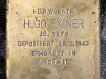Stolperstein für Hugo Exiner © OTFW