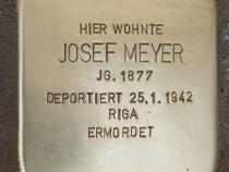 Stolperstein Josef Meyer © Koordinierungsstelle Stolpersteine Berlin