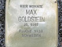 Stolperstein Max Goldstein, Foto: OTFW
