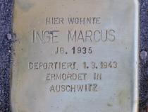 Stolperstein für Inge Marcus © OTFW