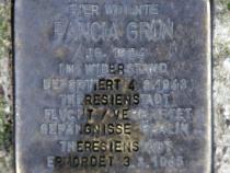 Stolperstein für Fancia Grün.