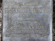 Stolperstein für Friedrich Nitschke.