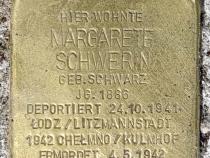 Stolperstein für Margarete Schwerin © OTFW