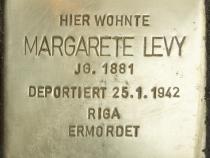 Stolperstein Margarete Levy © Koordinierungsstelle Stolpersteine Berlin