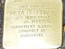 Stolperstein für Meta Bernhard Foto: Stolpersteingruppe Alt-Pankow