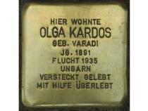 Stolperstein Olga Kardos © H. J. Hupka