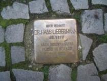 Stolperstein für Hans Liebermann Foto: J.Held