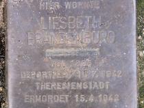 Stolperstein für Liesbeth Brandenburg.