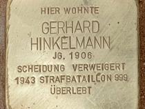 Stolperstein Gerhard Hinkelmann © OTFW