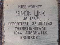 Stolperstein Simon Link © OTFW
