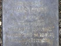Stolperstein für Hans Coppi.