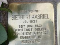 Stolperstein Siegbert Kasriel © Koordinierungstelle Stolpersteine Berlin