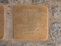 Stolperstein Thekla ten Brink (Bild: Stolpersteine-Initiative CW, Bukschat&amp;amp;Flegel)