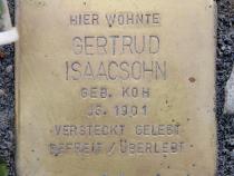 Stolperstein Gertrud Isaacsohn