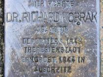 Stolperstein für Richard Kobrak.