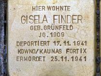 Stolperstein Gisela Finder @ OTFW