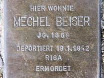Stolperstein für Mechel Beiser.