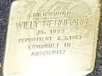 Stolperstein für Willy Bernhard Foto: Stolpersteingruppe Alt-Pankow