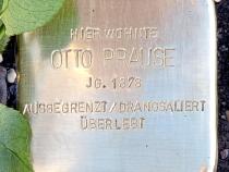 Stolperstein für Otto Prause © OTFW