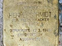 Stolperstein für Klara Hermerschmidt © OTFW