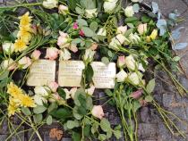 Stolpersteine von Irmgard Meyer, Gerda M. Meyer und Werner Rabinowicz,  © A. Köppen