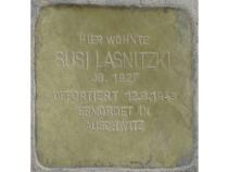 Stolperstein Susi Lasnitzki, Foto: H.-J. Hupka