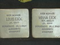 Stolperstein für Minna Eick Foto: Initiative Stolpersteine Charlottenburg-Wilmersdorf