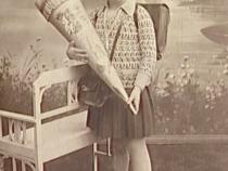 Lilli an ihrem ersten Schultag