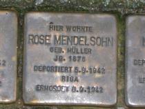Stolperstein für Rose Mendelsohn. Copyright: MTS