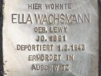 Stolperstein Ella Wachsmann Bild: Stolpersteine-Initiative CW, H.-J. Hupka