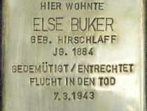Stolperstein für Else Buker