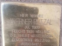 Stolperstein Werner Petzal, Foto: Initiative