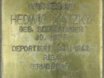 Stolperstein Hedwig Katzky Bild: Stolpersteine-Initiative CW, Hupka